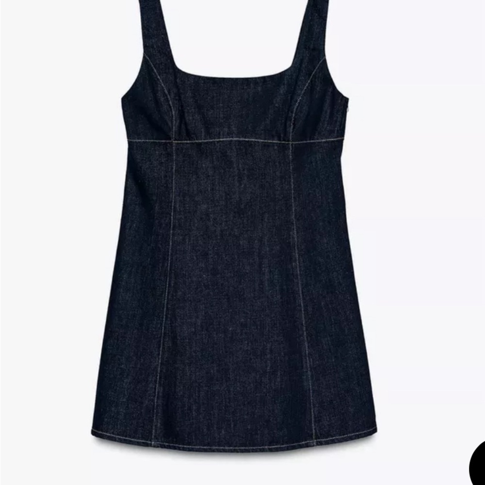 NWT ZARA DENIM SPRING DRESS